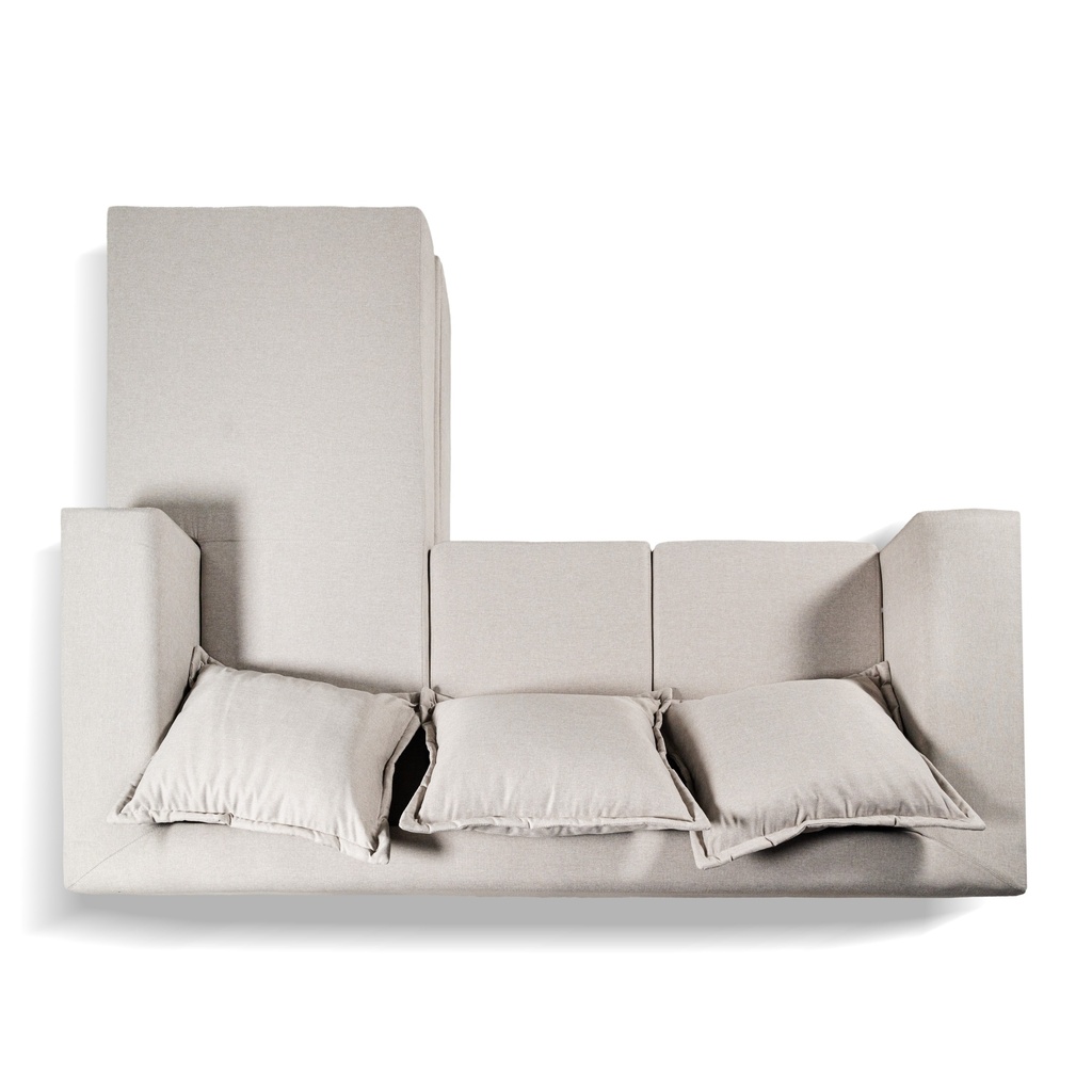 Sillon Esquinero Aguamarina 2,50M Lino 15