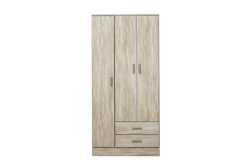 Placard Tana Piú 3ptas 2caj. 186x0.86x46.5cm