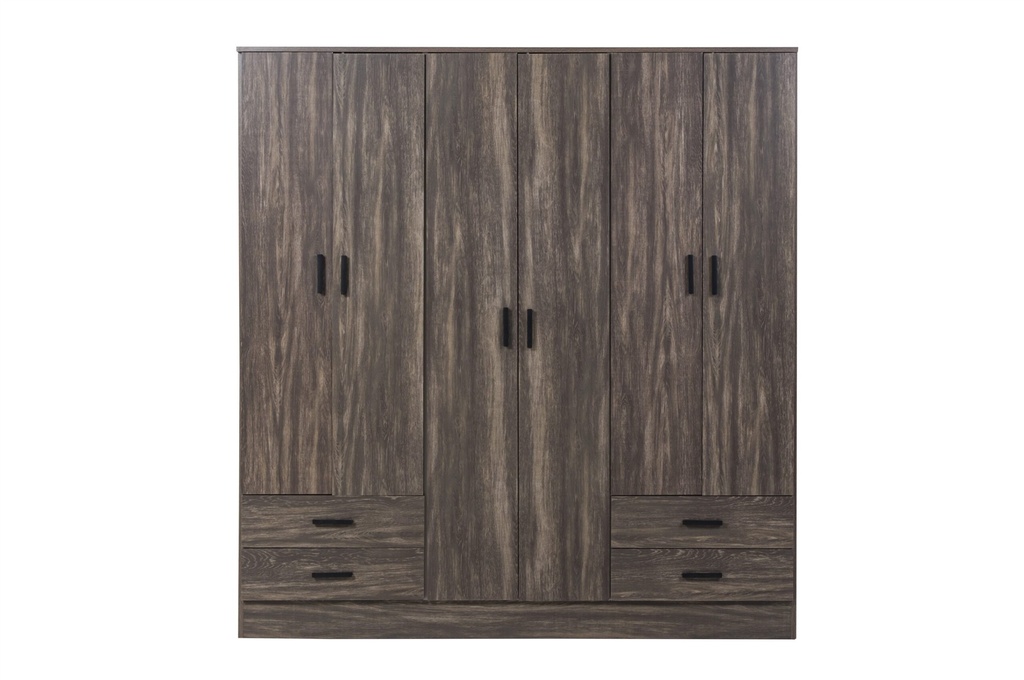 Placard Tana Piú 6ptas 4caj. 183x169.5x46.5xm