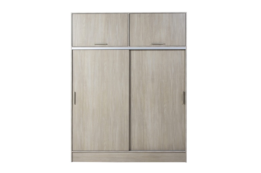 Placard Tana Piú Alti 2ptas corredizo c/baulera 220x170x54cm