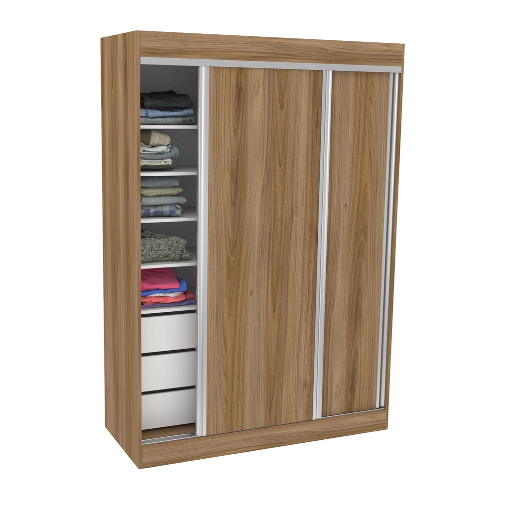 Vestidor 2 Puertas 140X200 Blanco