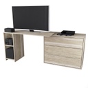 Mesa escritorio rack tv giratorio c/cajonera helsinky