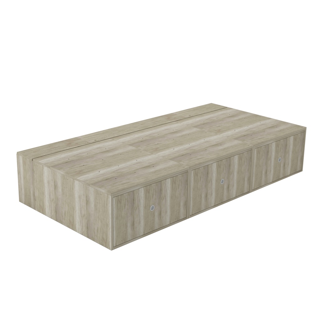 Cama con cajones 100x201cm Helsinki