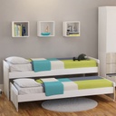 Cama Nido Doble Helsinki Blanco