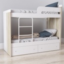 Cama Cucheta con Escalera integrada y Carrocama 80X196 Cm