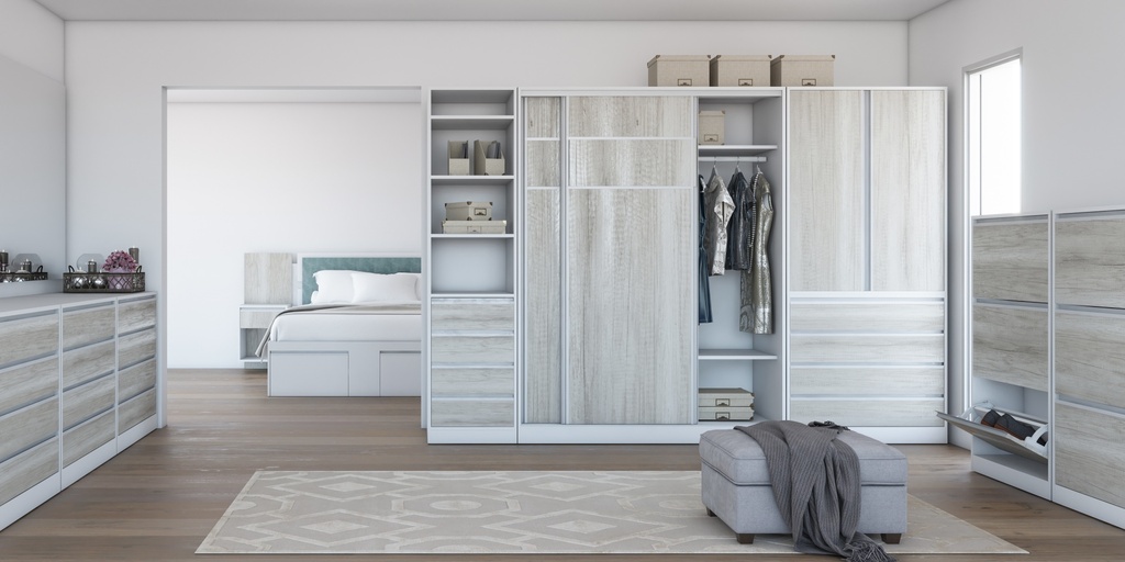 Modulo Organizador tonini 4cajones 050x2.00x0.60