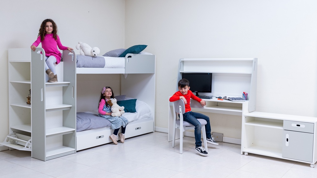 Cucheta Funcional Gio Bco/Grisv2.51X0.90 X1.56( Sin cajones)