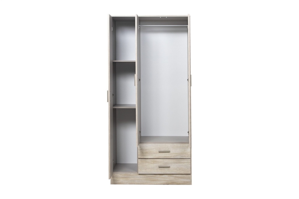 Placard Tana Piú 3ptas 2caj. 186x0.86x46.5cm