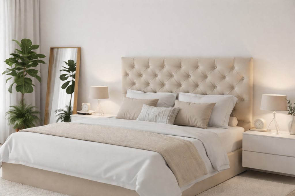 Respaldo Capitone Pana N° 1 Medida 1.60