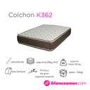 Colchon K362 2.00 X 2.00 X 0.28