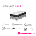 Conjunto de colchón y sommier Colchón K354 080 X 190