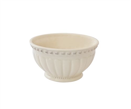 Bowl Cerámica Linea Romana Color Crema 13.9 Cm