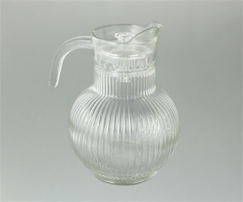 Jarra De Vidrio Lineas Verticales 1,2L