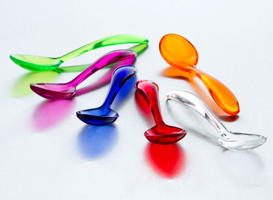 Cuchara Practi-K De Acrilico De Cafe (Colores Varios)