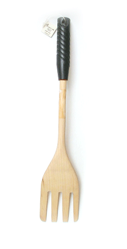 Tenedor Con Mango Negro