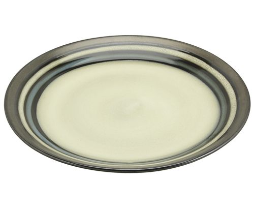 Plato Redondo Cerámica Marrón Decorado 28Cm -6-