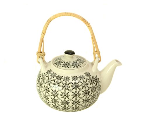 Tetera Tramado Negro Manij Bamboo Cerami 350 Cm3 -1-