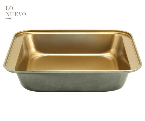 Molde Antiadherente Cuadrado Cobre 24X21,5X5Cm-1-