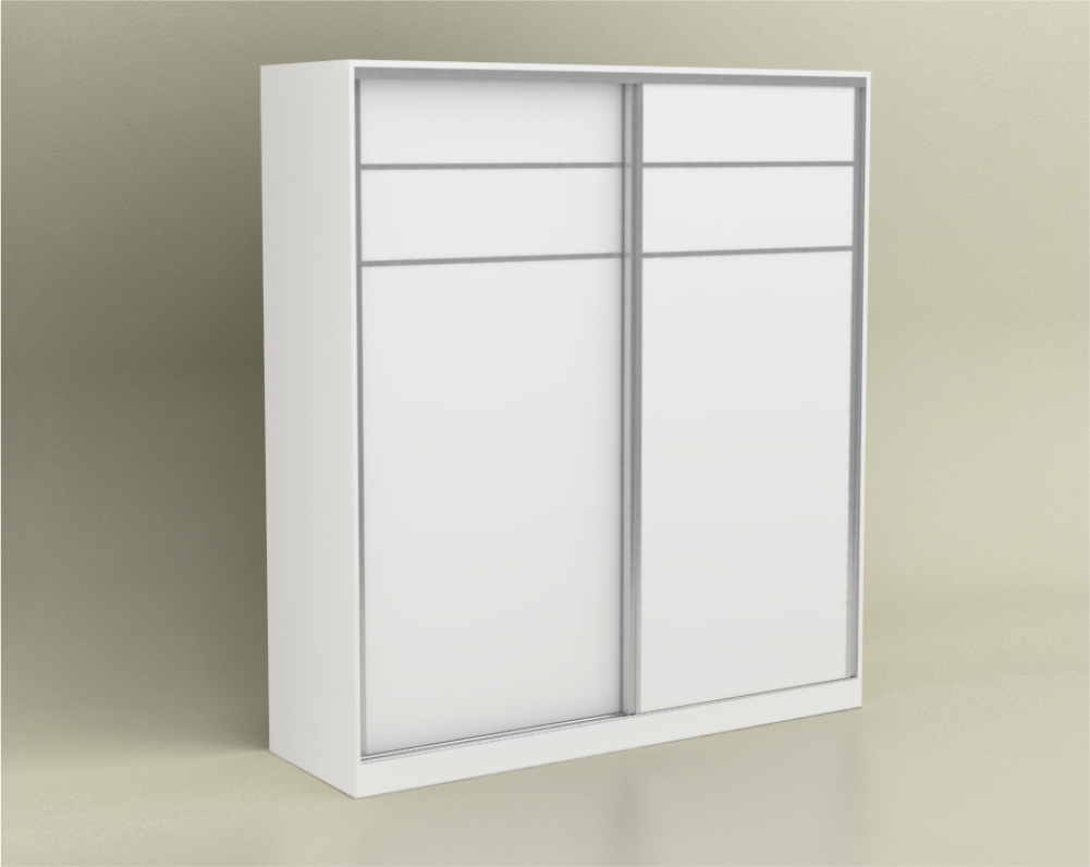 D - Placard Puertas Corredizas Tonini 1.80 Blanco