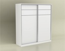 D - Placard Puertas Corredizas Tonini 1.80 Blanco