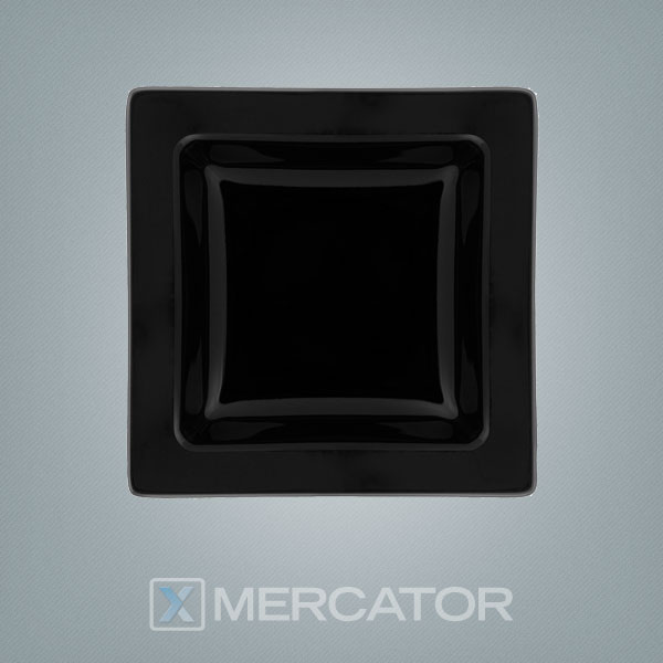 Plato Hondo Nara 21 X 21 Negro