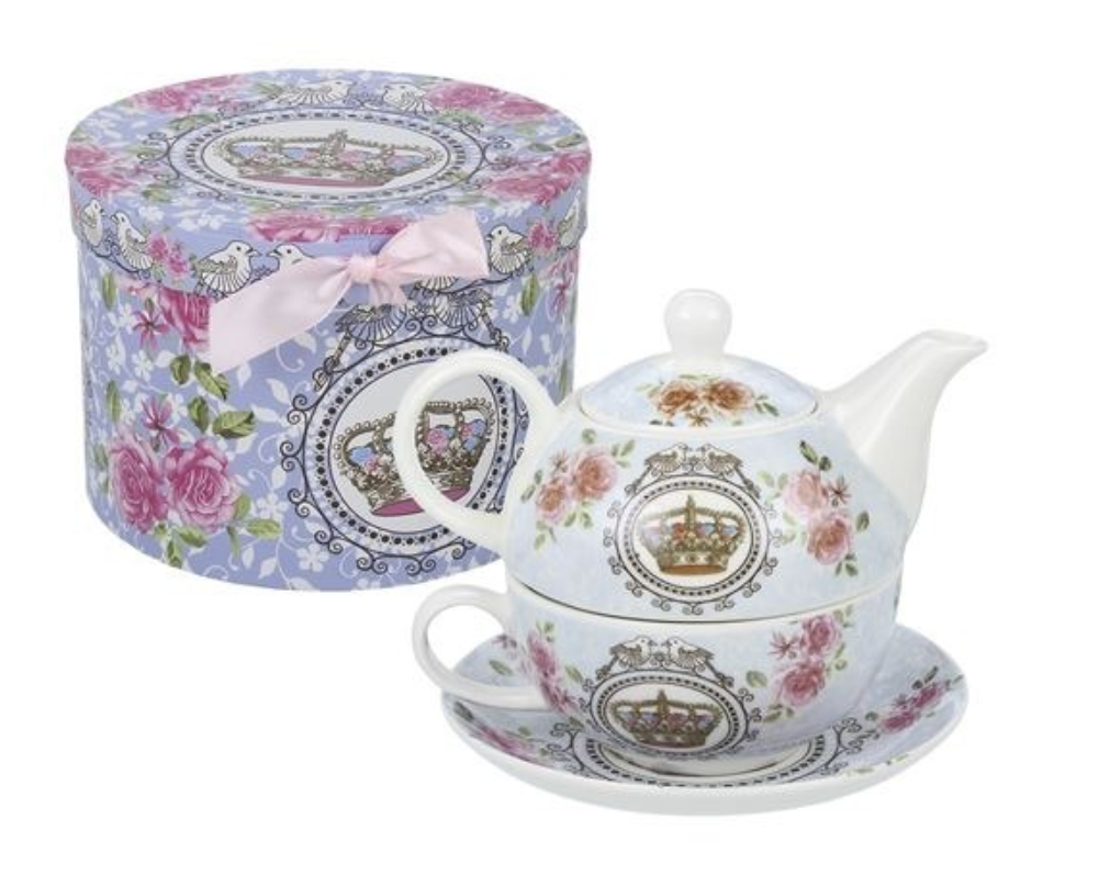 Set De Tetera Y Taza Crown
