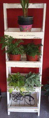 Escalerita Vintage Blanca