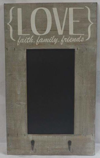 Pizarra Perchero &quot;Love&quot; 69X5X40,5 Cm.