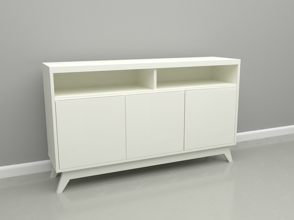 Vajillero Artica Blanco / Blanco