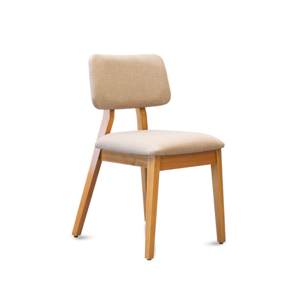 Silla Rossé L/Roble Leriex Tapizado Chenille Arena