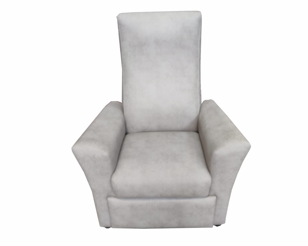 (D) Sillon Poltrona Alaska 1 Cpo Tela Cuerotex Stone G4