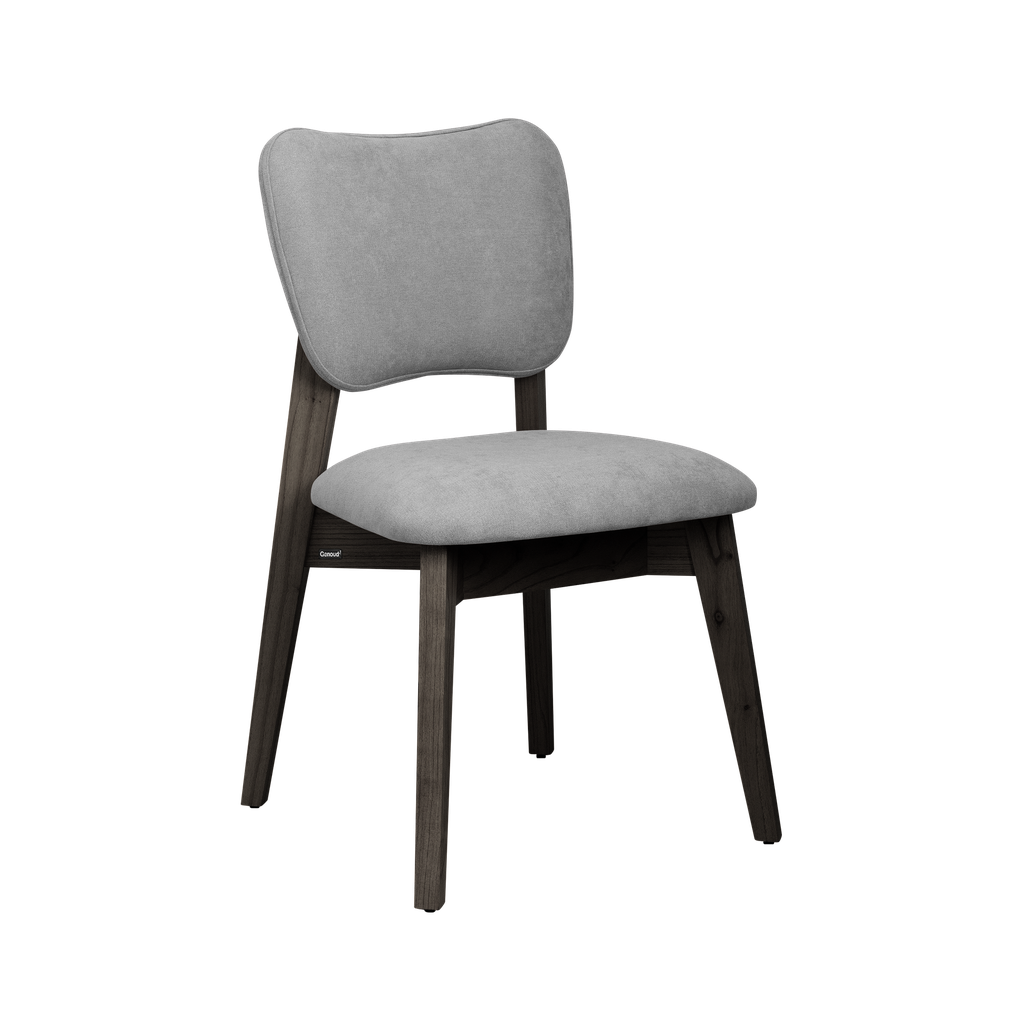 Silla Frida Ceniza Tap. Gris Claro