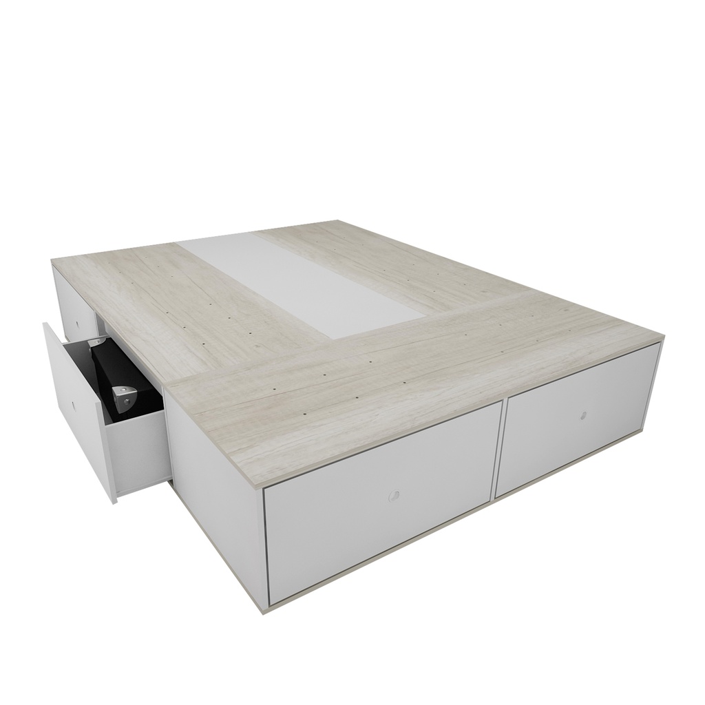 Base De Colchon Corsa C/ 6 Cajones 150 Cm Ancho