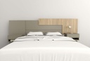 Respaldo Tables Big Minimal 1.80 - 2.00Mts Olmo F./Gris C.