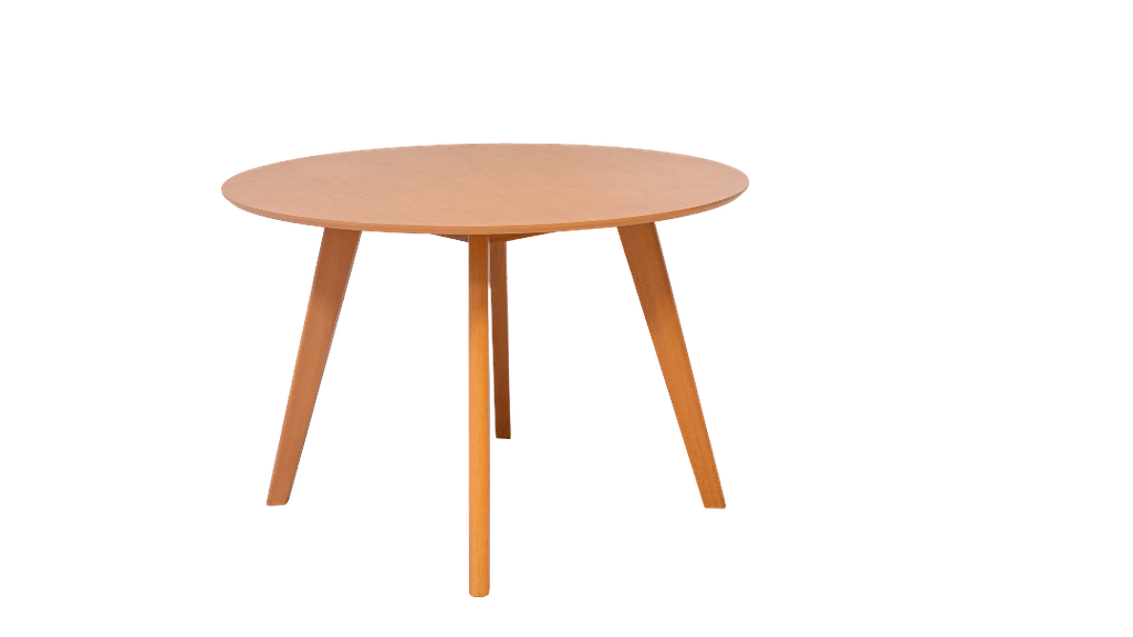 D - Mesa Hedda Redonda 120 Lustre Roble Leriex