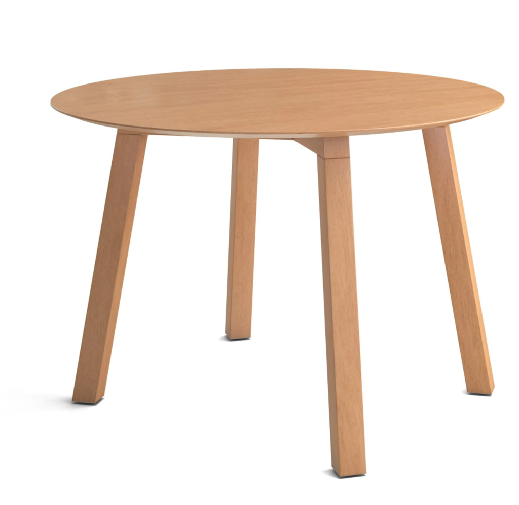 Mesa Hedda Redonda 120 Lustre Roble Leriex