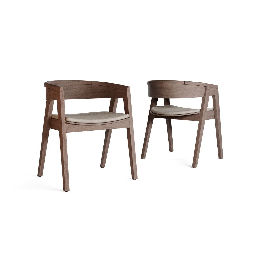 DT - Silla Kurbe Castaño Chenille Arena