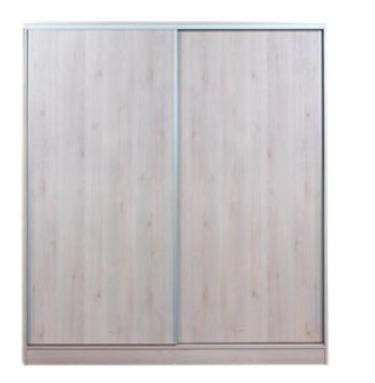 Placard Murano 1.80 Mts. Corredizo Pino Blanco sin espejo