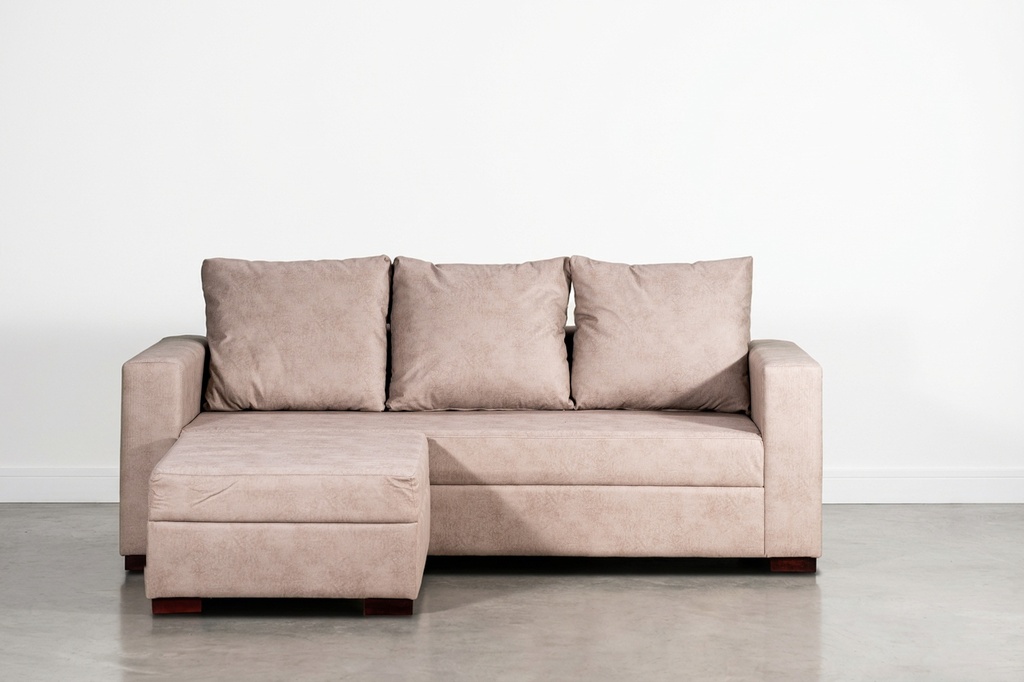 Sillón Perseo Esquinero 2.00 x 1.60 m Cuerotex stone