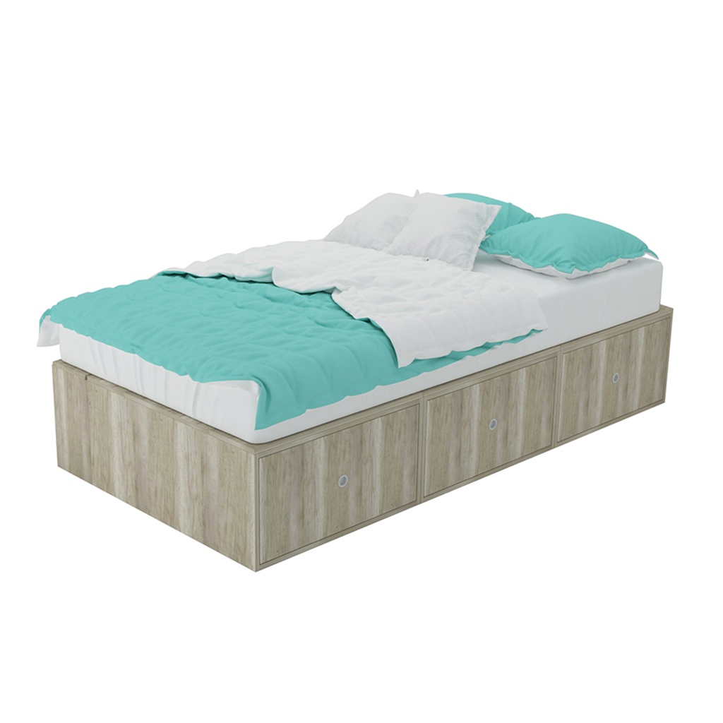 Cama con cajones 100x201cm Helsinki