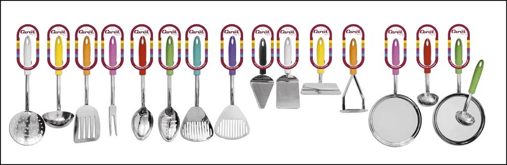 "D"- Espumadera Mango En Colores