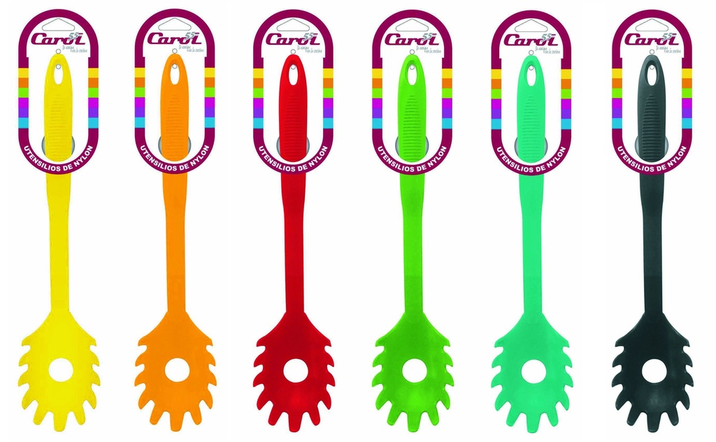 Cuchara Para Pasta De Nylon Colores Varios