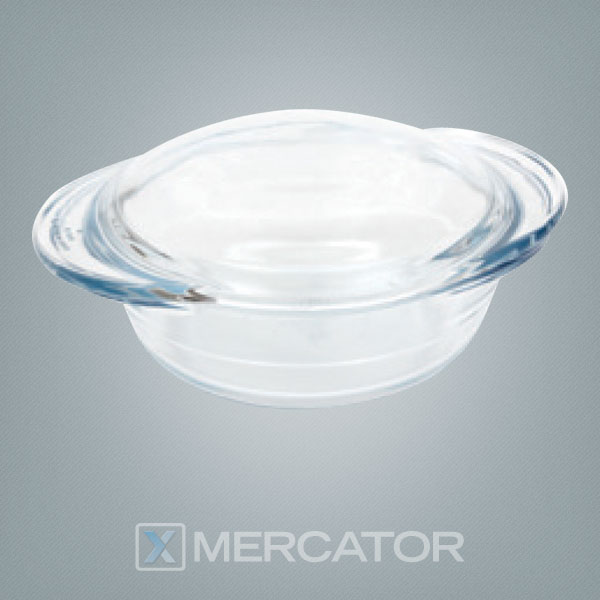 Cacerola Vidrio Redonda C/Tapa 2,3L