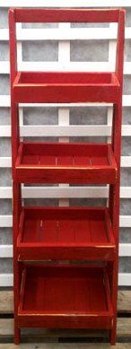 [4002] Escalerita Vintage Rojo