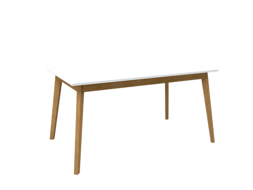 [301000105] Mesa Artica 1.50 X 0.85 Roble / Blanco