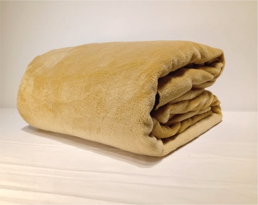 [035002-097-9970] Manta Microfibra Danubio Flannel King Beige