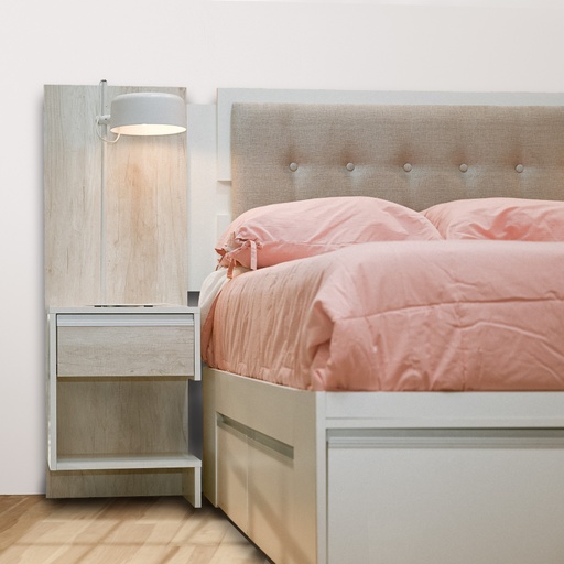 [100001235] Tela Discontinuada - Respaldo Flex 140-160 Blanco / Helsinki Tequila Gris