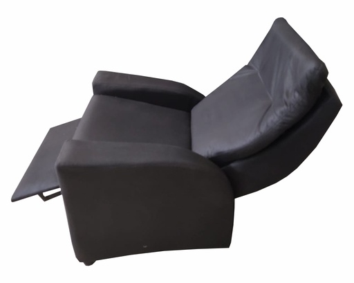 [33224] Sillon Poltrona Cancun 1 Cpo Tela Cuerotex Black G4