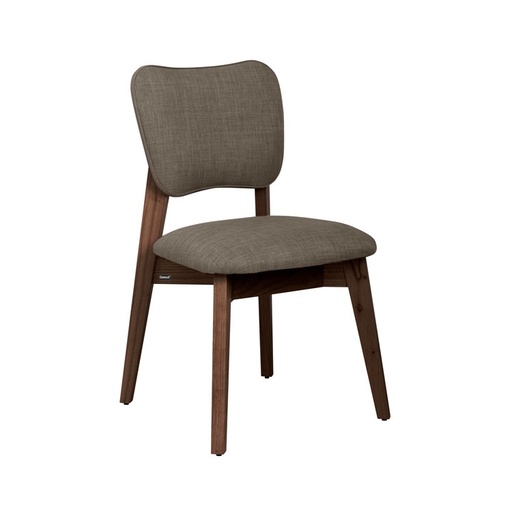 [100000421] Silla Frida Castaño Tap. Gris (oscuro)