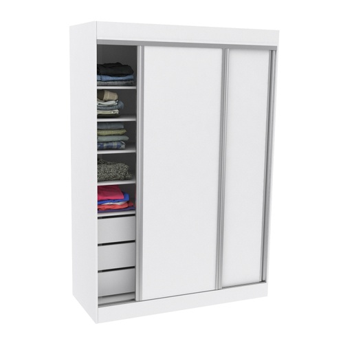 [520-BLA] Vestidor 2 Puertas 140X200 Blanco